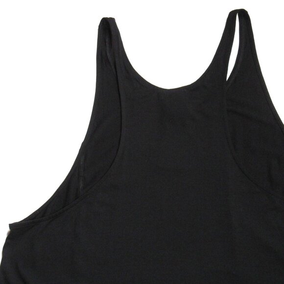 NWT Eileen Fisher Cami Jumper in Black Lightweight Viscose Jersey Dress M - Picture 6 of 6